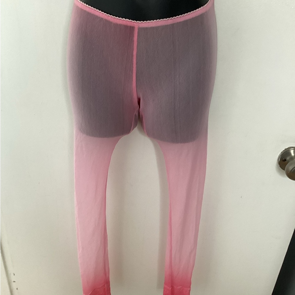 Pink Sheer Gradient Tights Intimates S (Pink) & M (Coral)